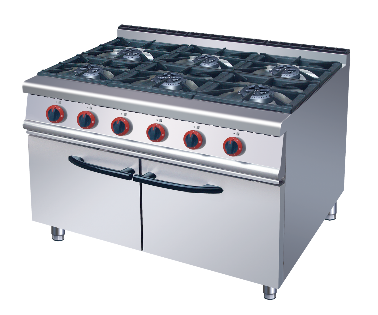 6-Burner Gas Range With Gas Oven Burner:USA Style
