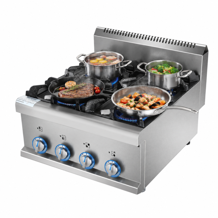 Counter Top 4-Burner Gas Range